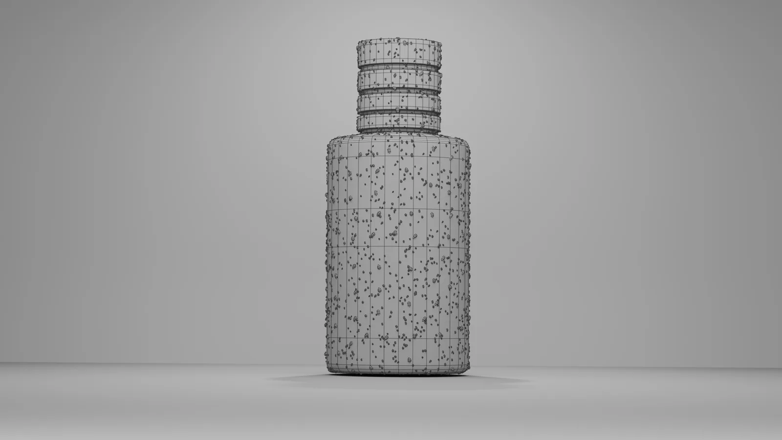 Wireframe del frasco Dior Sauvage